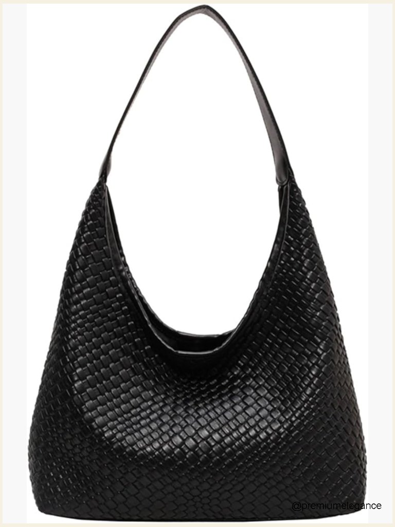 Large Hobo Tote Bag With Removable Straps, Soft Vegan Leather, Top Handle &